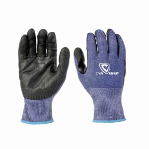 13G anti cut PU coated work gloves