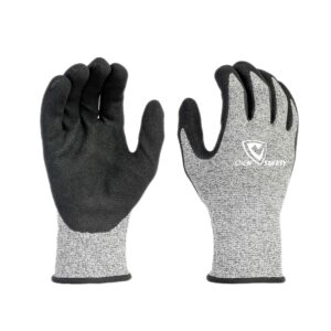 13G sandy nitrile coated A3 cut resistant gloves