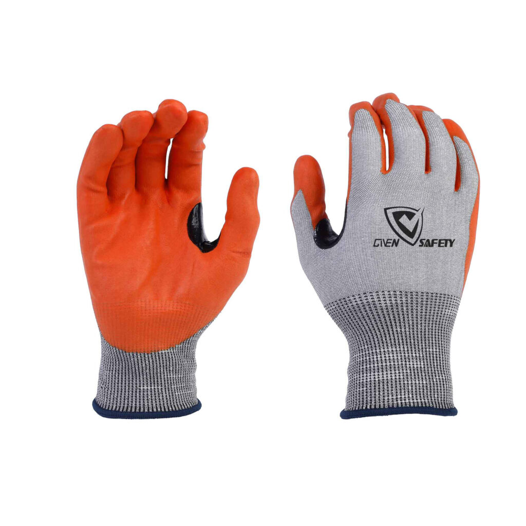 15G micro foam nitrile A6 cut resistant safety gloves