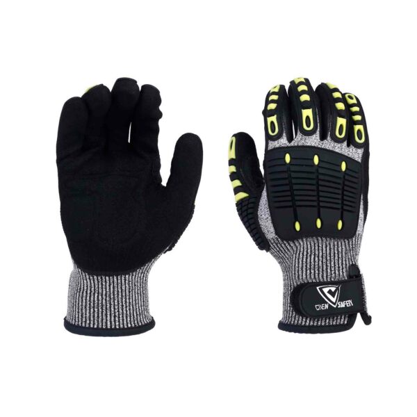 Anti Vibration And Impact Resistant ANSI A5 Gloves