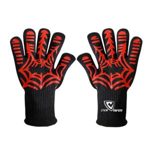 aramid fiber heat resistant silicone gloves