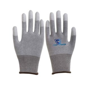 carbon PU finger gloves