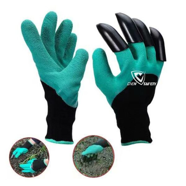 garden gloves with claws