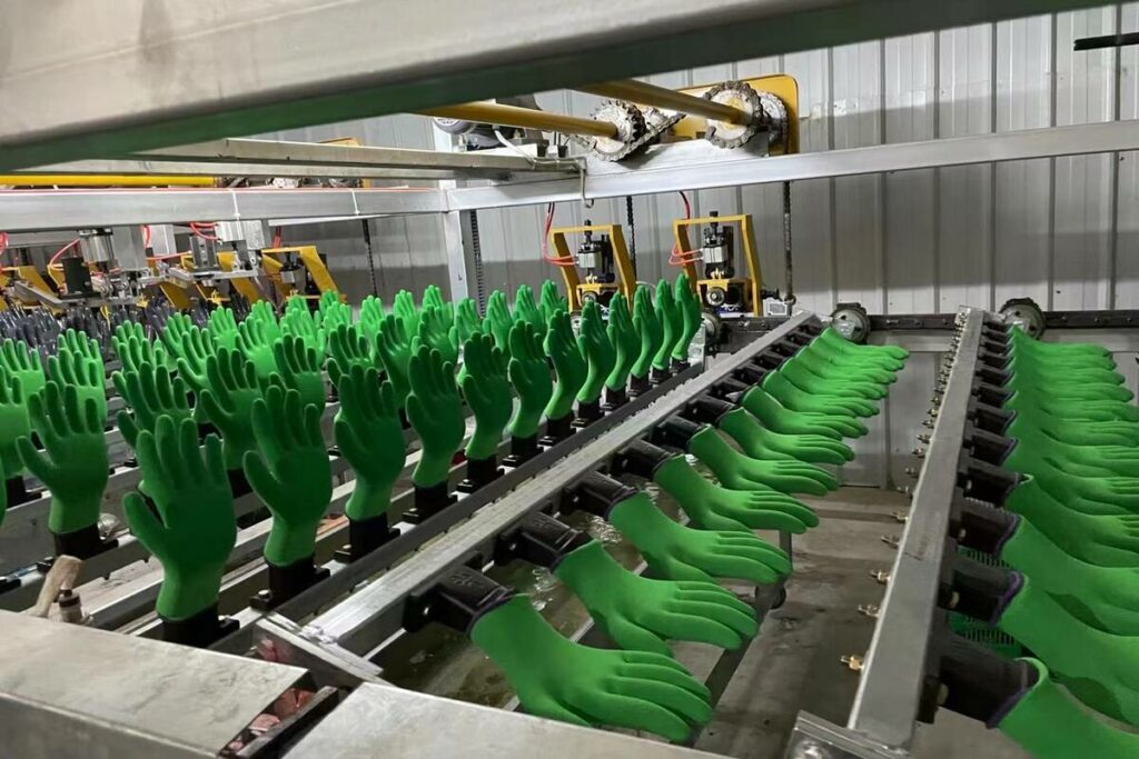 givensafety gloves dipping lines