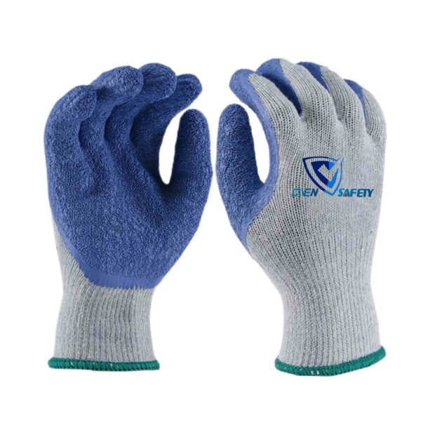 latex coated grip garden gloves