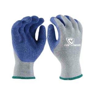 latex coated grip garden gloves