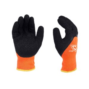 latex coated winter safety gloves