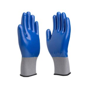 nitrile coated waterproof gardening gloves